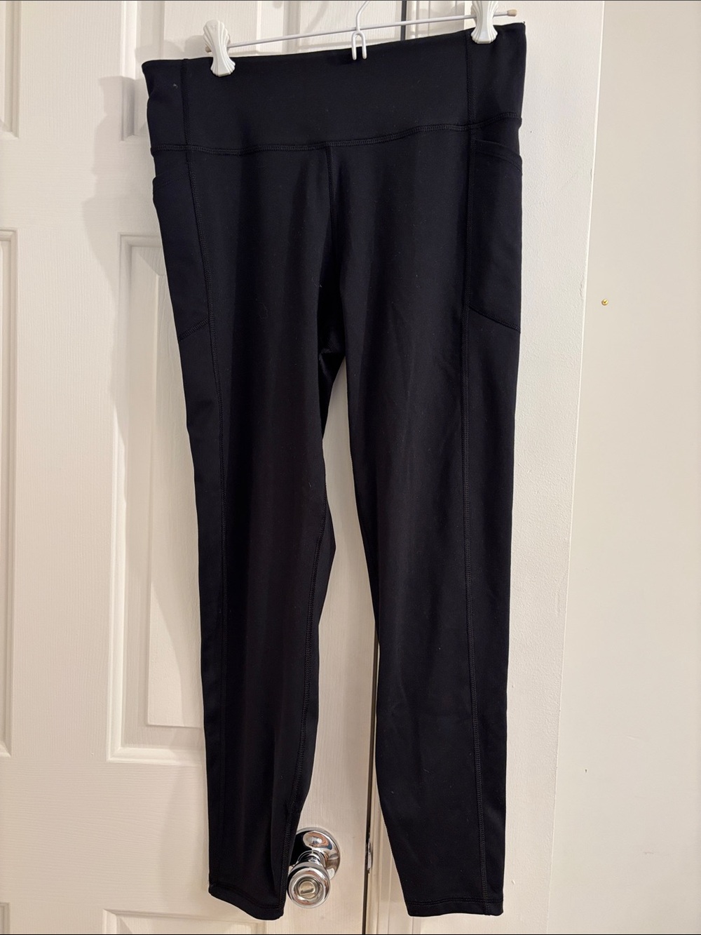VSX Black High-Waist Leggings with Side Pockets